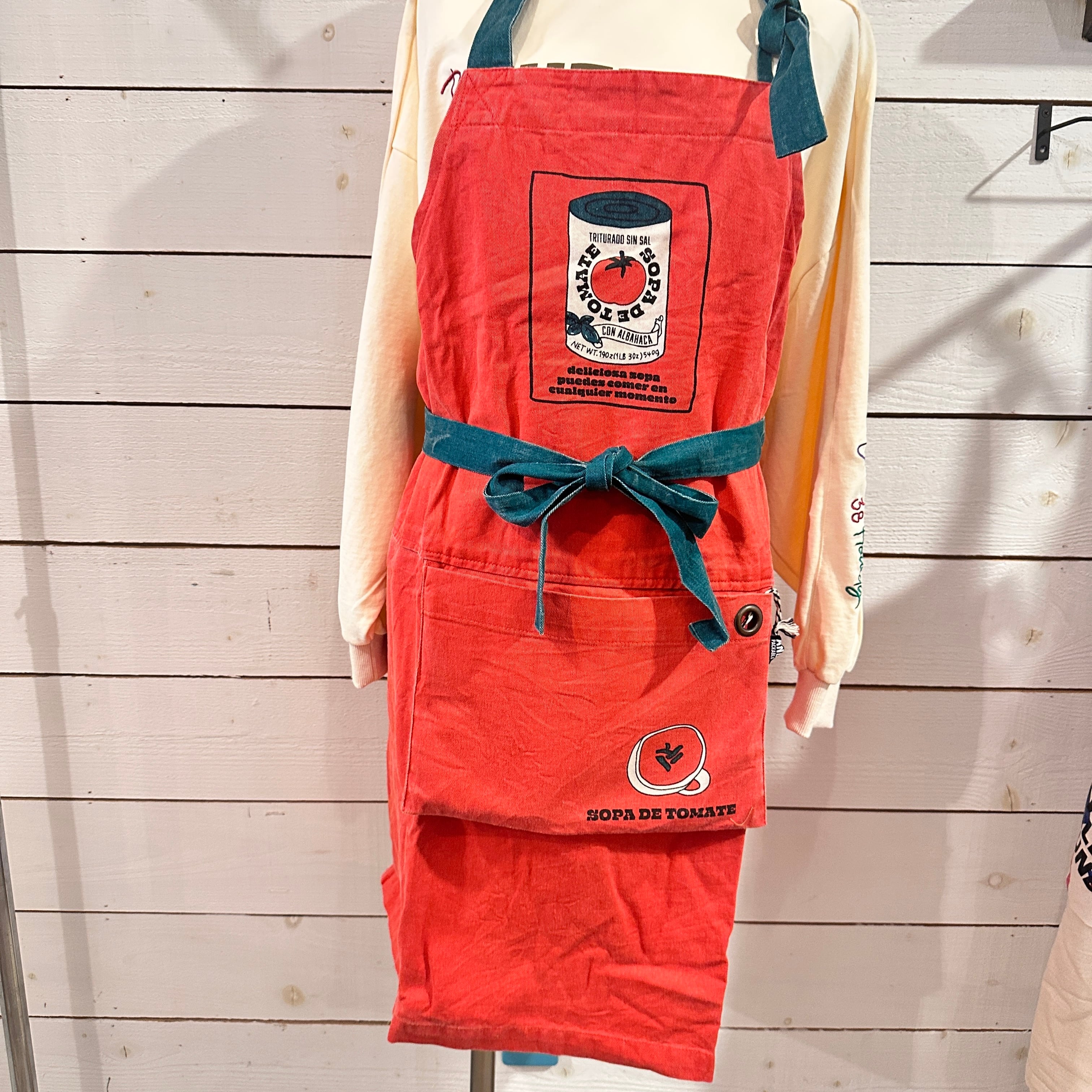 『People's』アンドパッカブル　パッカブルエプロン　男女兼用　フリーサイズ