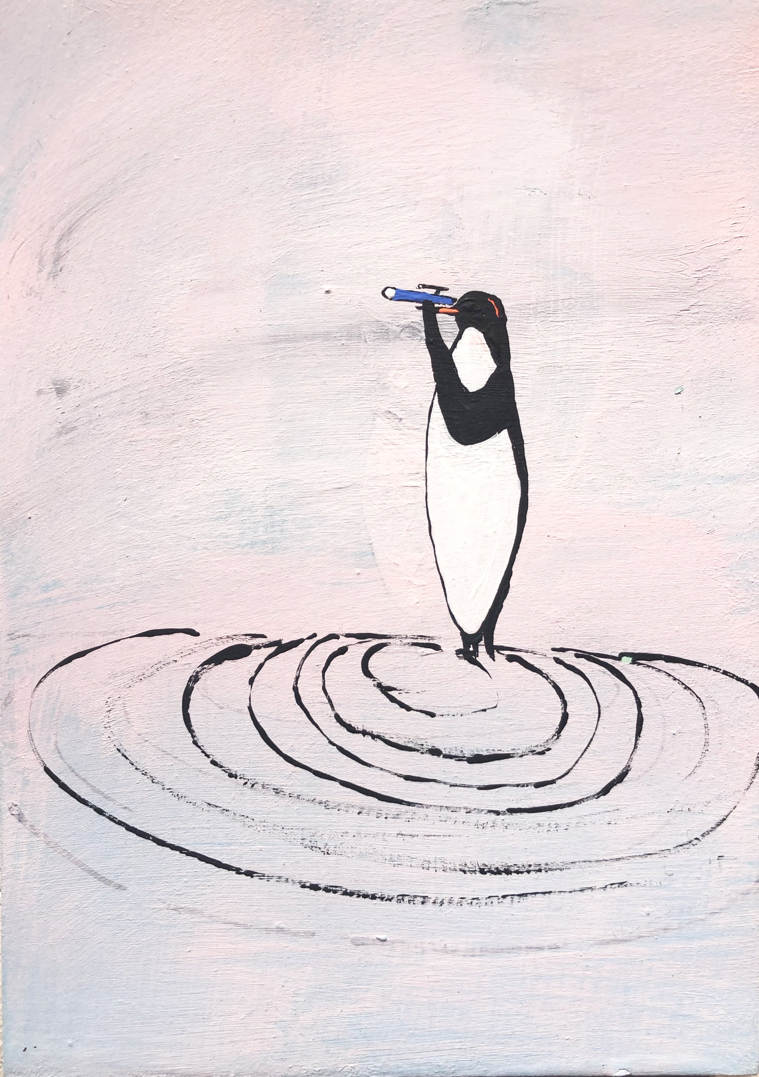 遠くを見ると勇気が出るペンギン | Like a museum