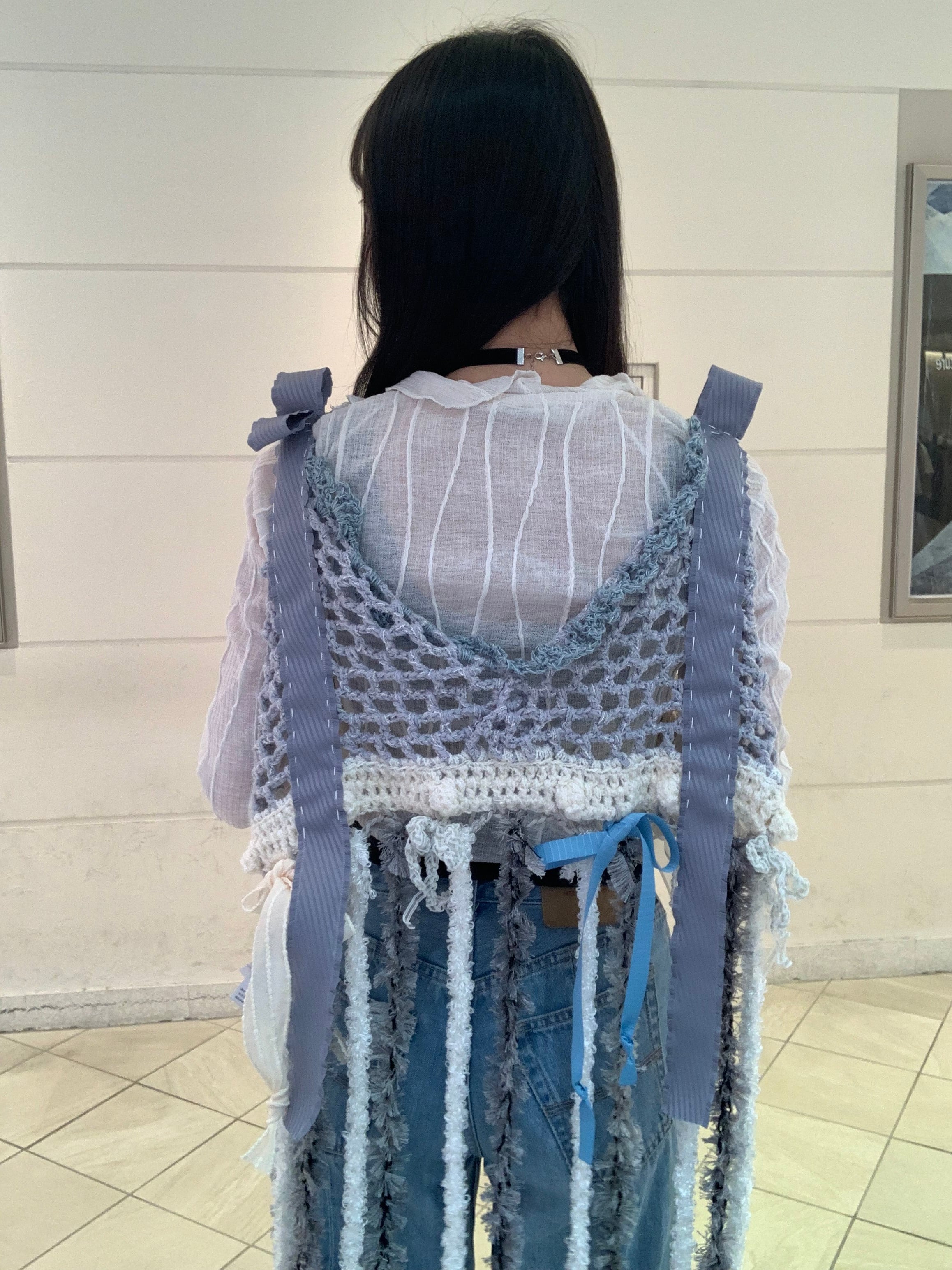 i-mai-main】ひらひらくらげさんのビスチェ(曇り空) | Enmarket ONLINE