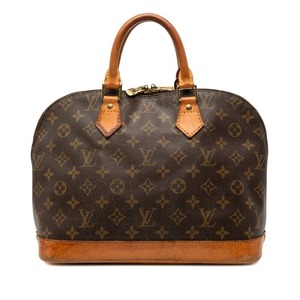 ルイ ヴィトン モノグラム アルマPM 旧型 ハンドバッグ M51130 ブラウン PVC レザー レディース LOUIS VUITTON 【中古】