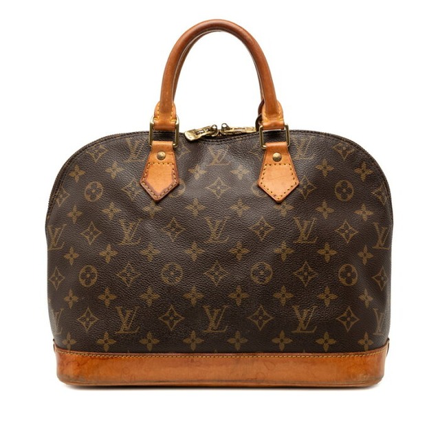 ルイ ヴィトン モノグラム アルマPM 旧型 ハンドバッグ M51130 ブラウン PVC レザー レディース LOUIS VUITTON 【中古】