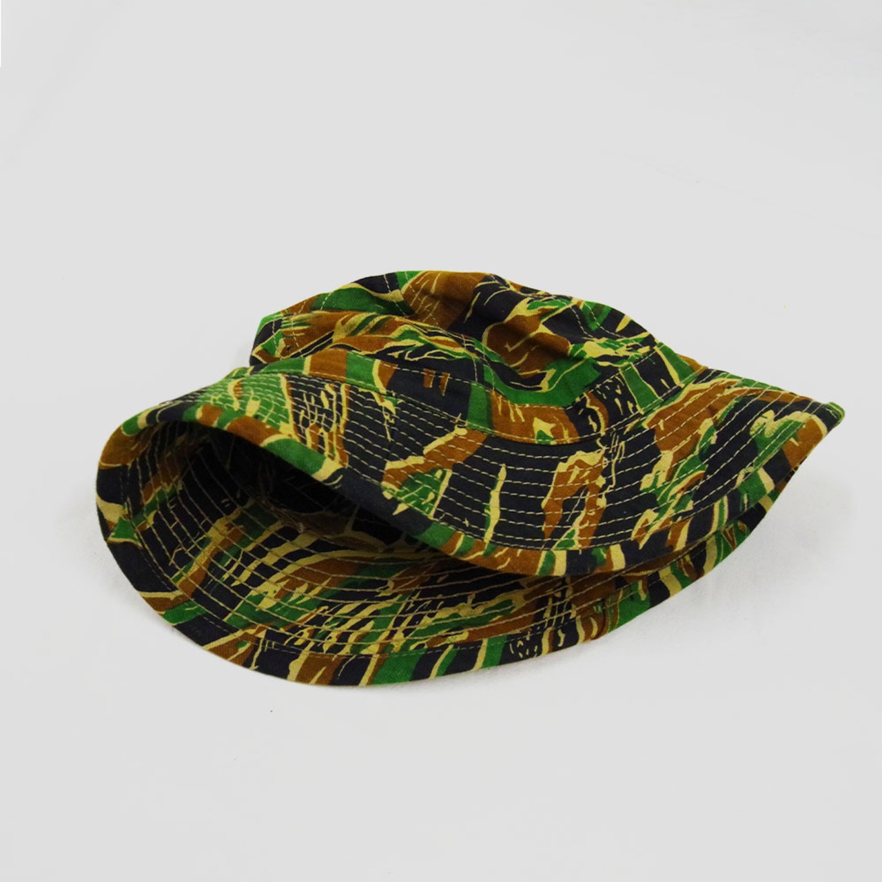 【USA Made DEADSTOCK(アメリカ製デッドストック)】 USA製 DOME Tiger Stripe #2 アメリカ製ドームハット タイガーストライプ2