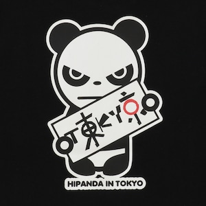 送料無料 【HIPANDA ハイパンダ】キッズ Tシャツ【日本限定】KID'S  TOKYO HIPANDA CHARACTERS BACK PRINT  SHORT SLEEVED T-SHIRT / WHITE・BLACK