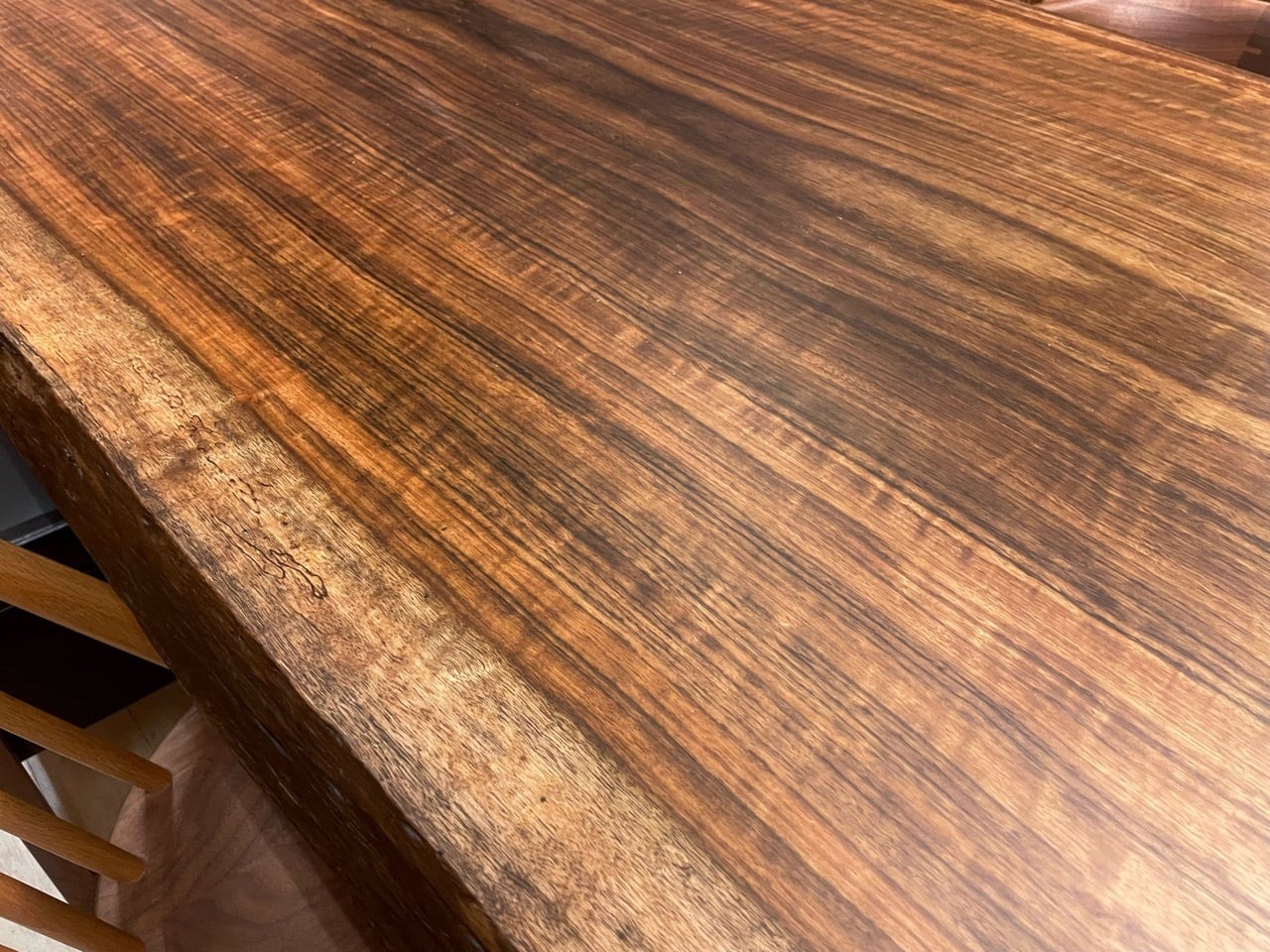 義太夫撥、アンティーク、天然素材 デンマークヴィンテージ 片袖デスク 机 チーク材 北欧家具/Hanbjerg