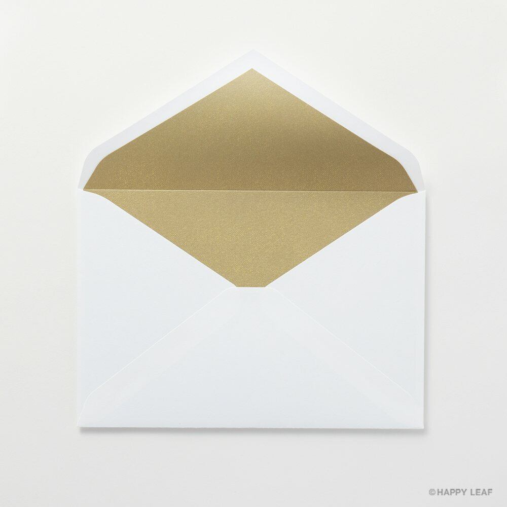 かざり紙付きコットン封筒 シャンパンゴールド 10枚 And Craft By Happyleaf かざり紙付きコットン封筒 シャンパンゴールド 10枚 And Craft By Happyleaf