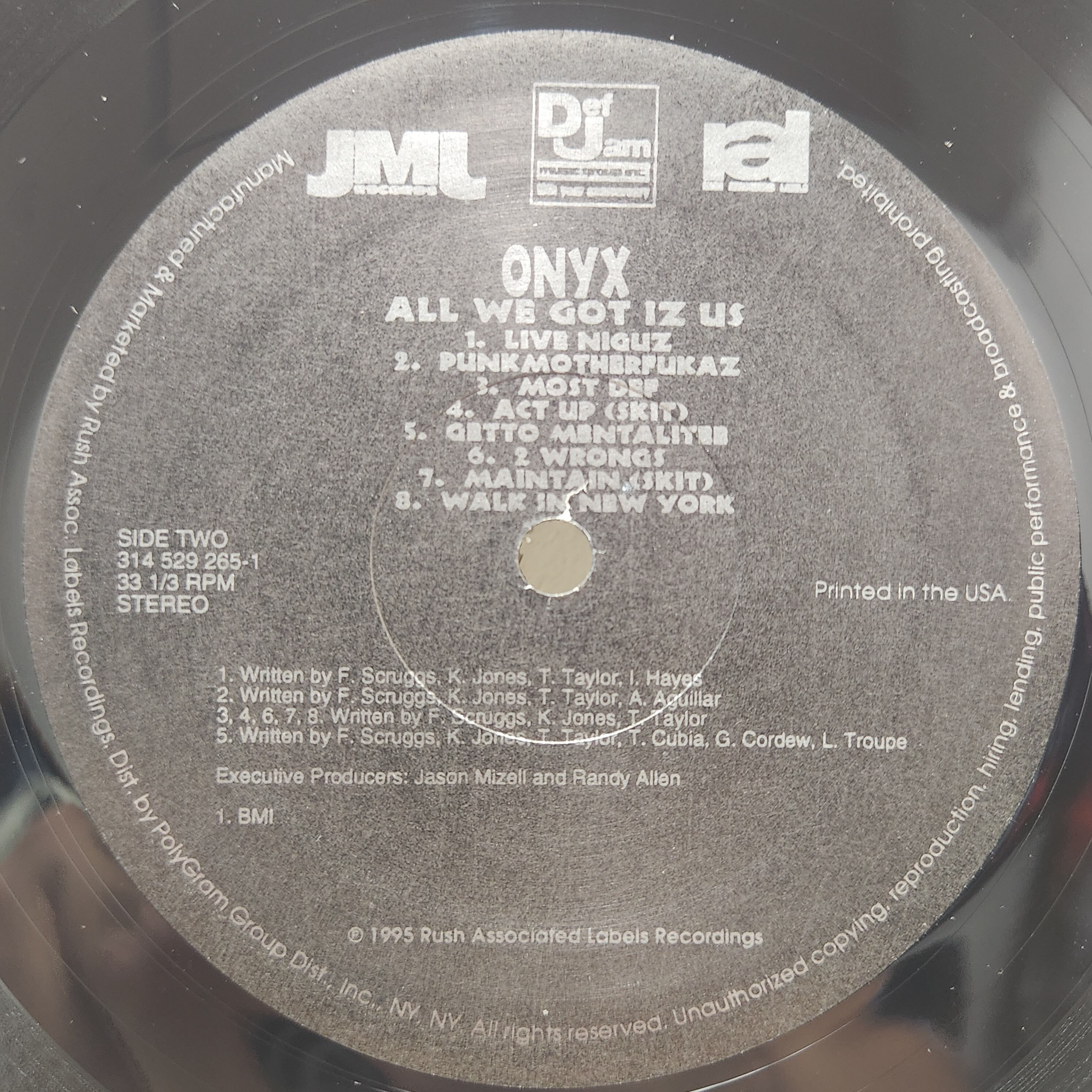 Onyx / All We Got Iz Us [314 529 265-1] - 画像5