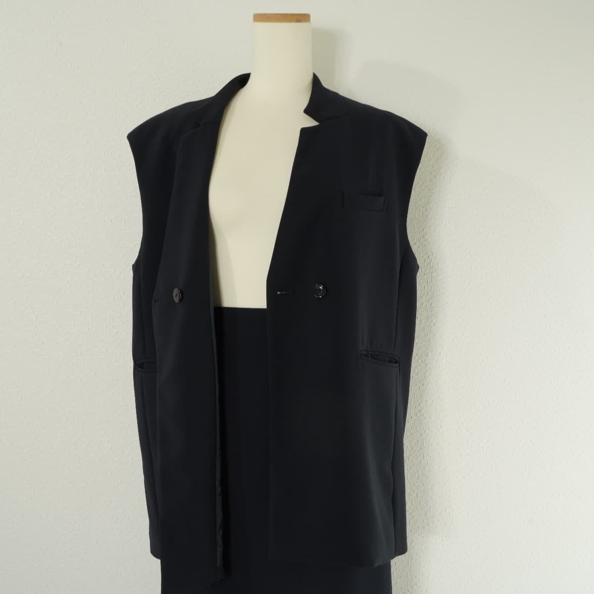 AMERI アメリ OTONA WRAP VEST SET UP DRESS オトナ ラップ ベスト  