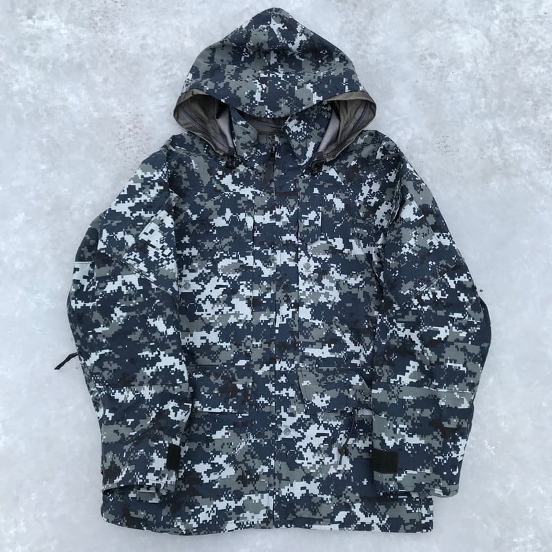 00s 韓国軍 実物 GORE-TEX ゴアテックス パーカ デジタルカモ