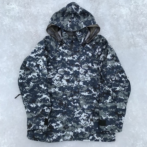 00's U.S.NAVY NWU ECWCS GORE TEX ゴアテックスパーカー デジタルカモ ブルー TYPE1 SMALL XSHORT 希少サイズ 海軍 モダンミリタリー ヴィンテージ