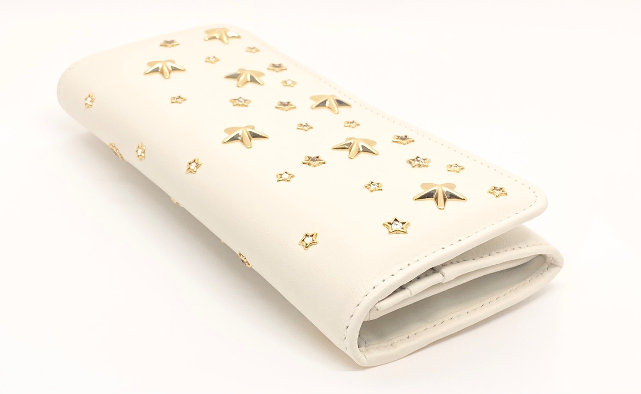JIMMY CHOO ジミーチュウ 長財布  NINOCZN-LATTE_LIGHTGOLD
