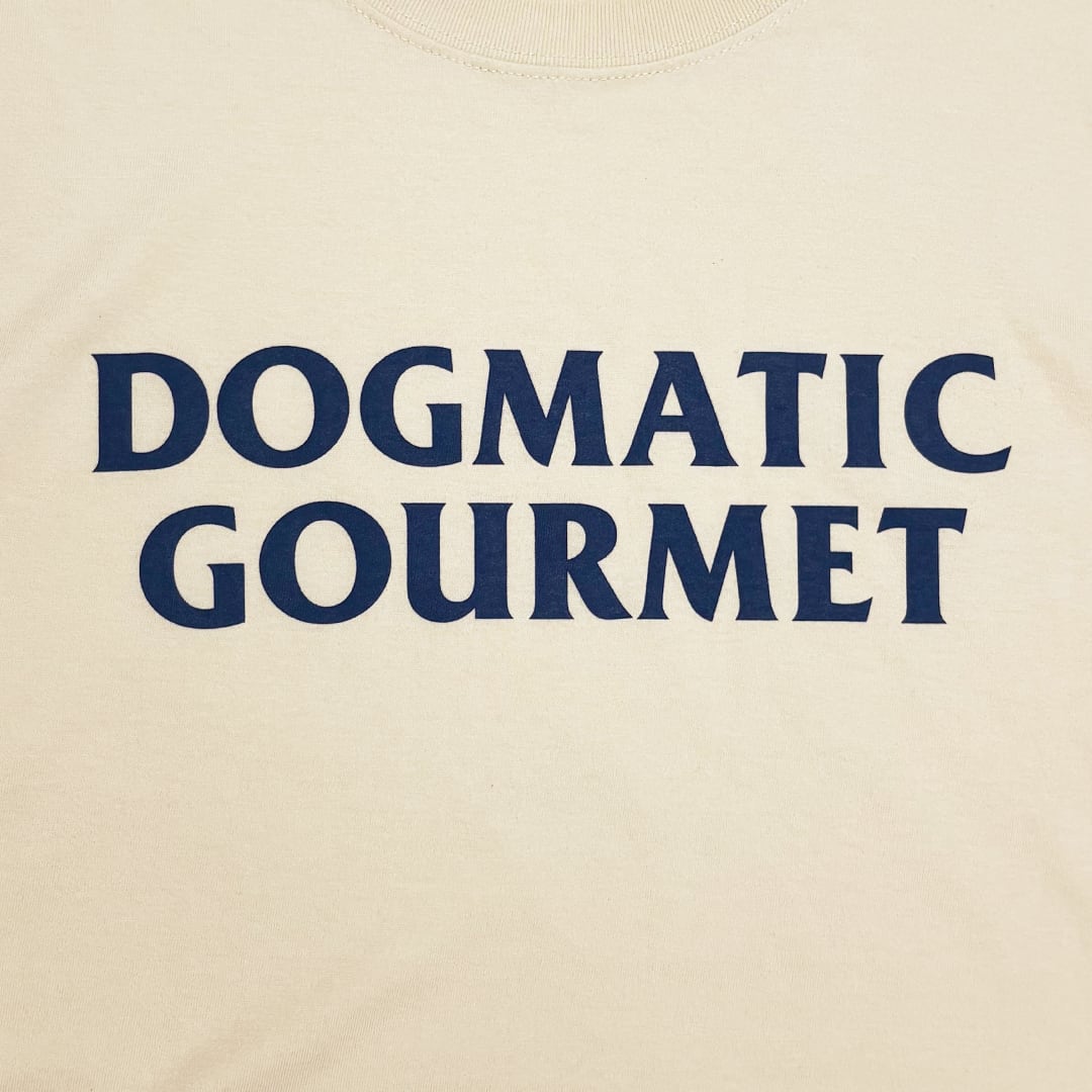 DG152 】DG LOGO LONG SLEEVE T-SHIRT vintage natural | DOGMATIC GOURMET