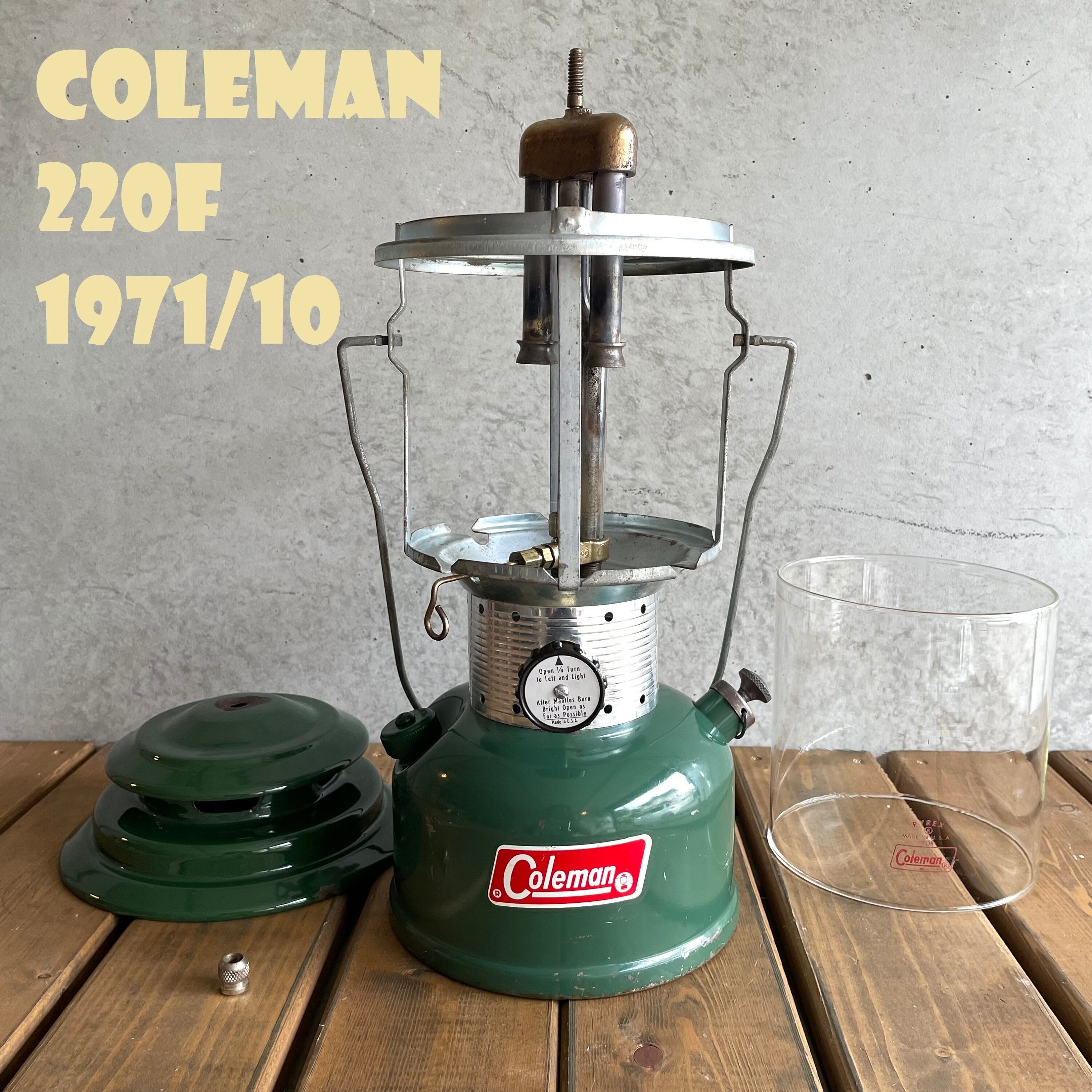 コールマン 220F 1972年 10月製造 4562 アメリカ 1972年10月製造 ヴィンテージ Coleman コールマン