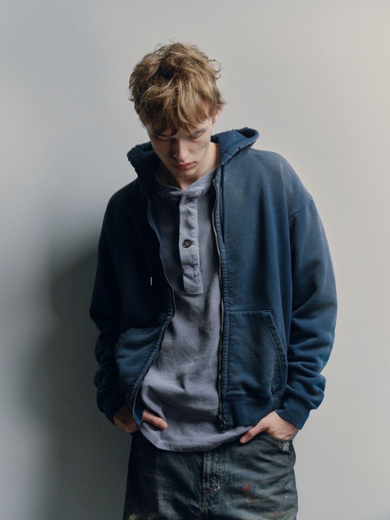 ANACHRONORM / FADED FULL ZIP HOODIE