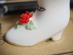 赤い薔薇とハートのポーセリンブーツ 画像7