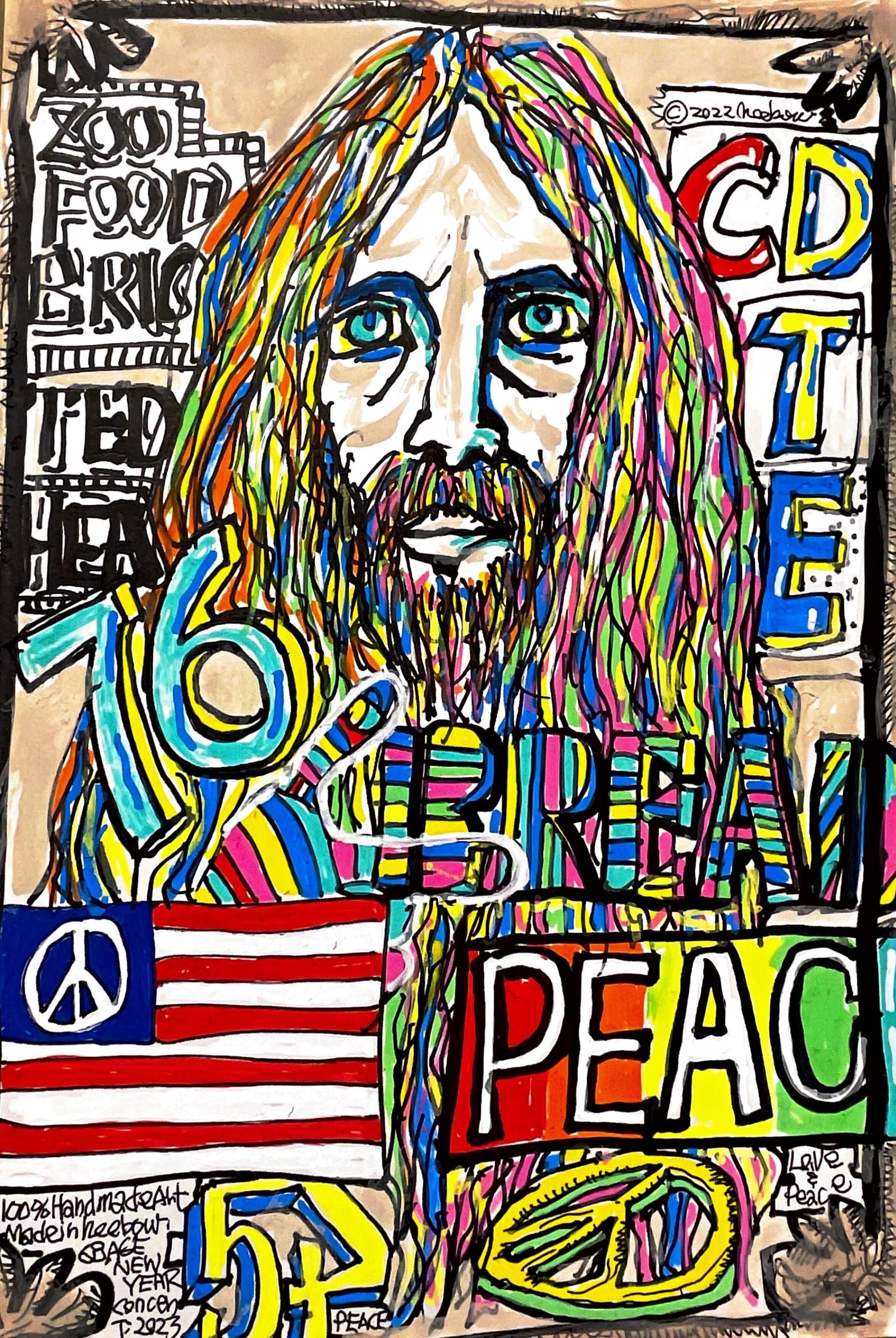 アートポスター クレア・ロハス エキシビジョンポスター ロックフェス風ポスター A3-17 | neebow