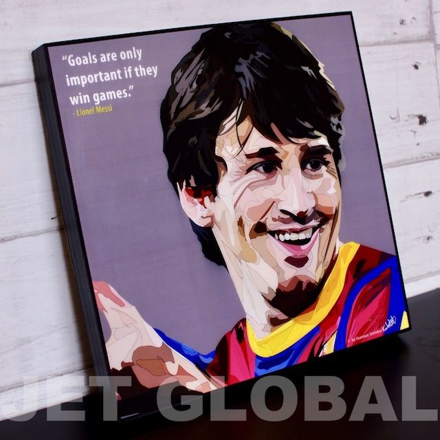 リオネル・メッシ/ LIONEL MESSI : GREY / Lサイズ 52cm / PAPS_SO0042