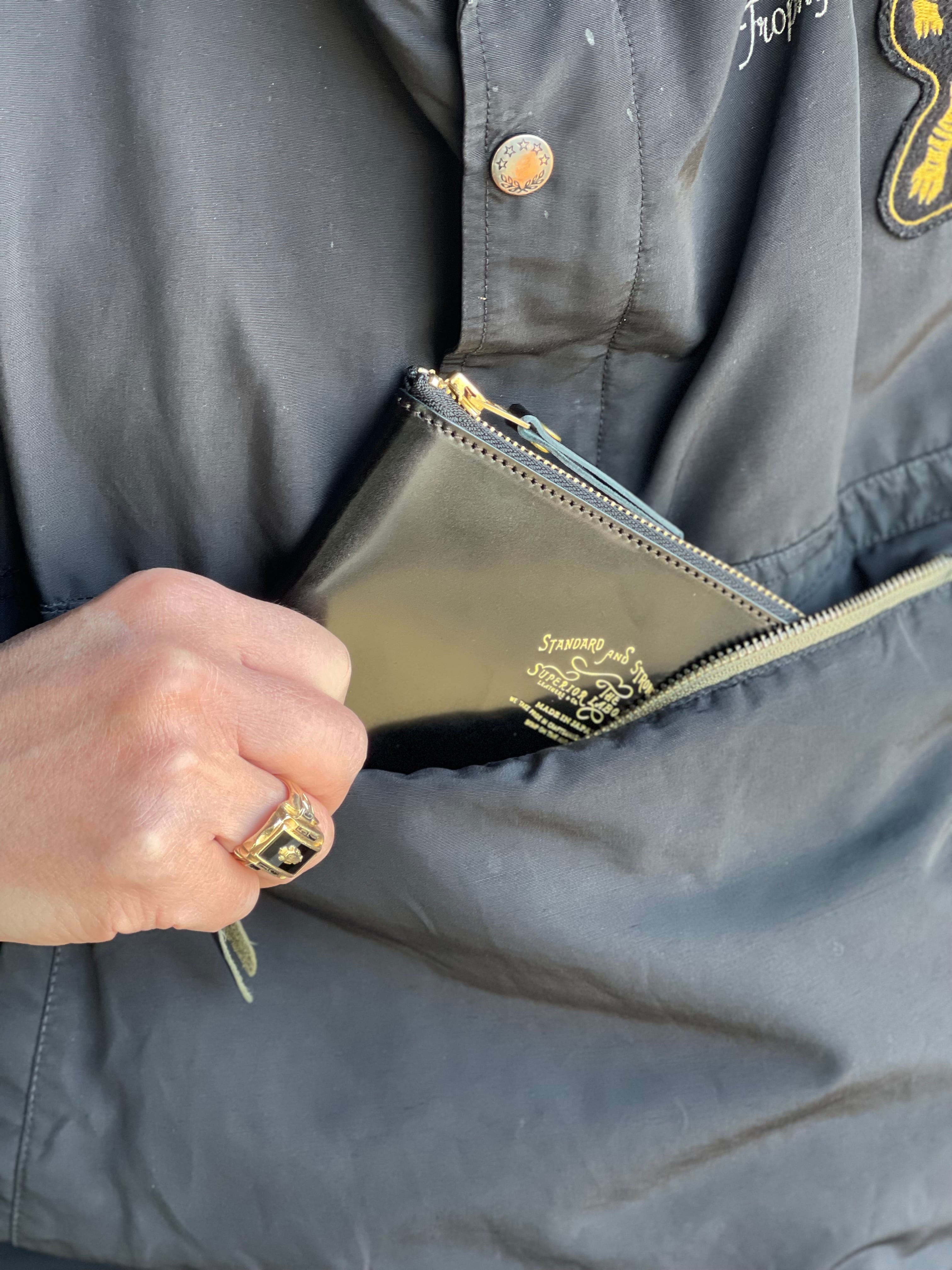 THE SUPERIOR LABOR cordovan L zip wallet | tsl-yamaguchi