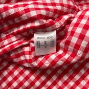 PAPAS & SONS パパス 裏ギンガムチェック コットンフランネル ジャケット M/レッド
