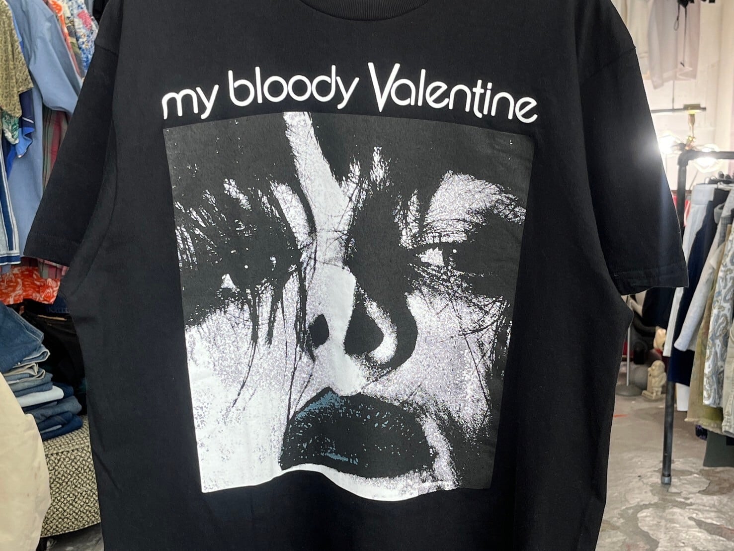 Supreme ×MY BLOODY VALENTINE FEED ME WITH YOUR KISS TEE BLACK  