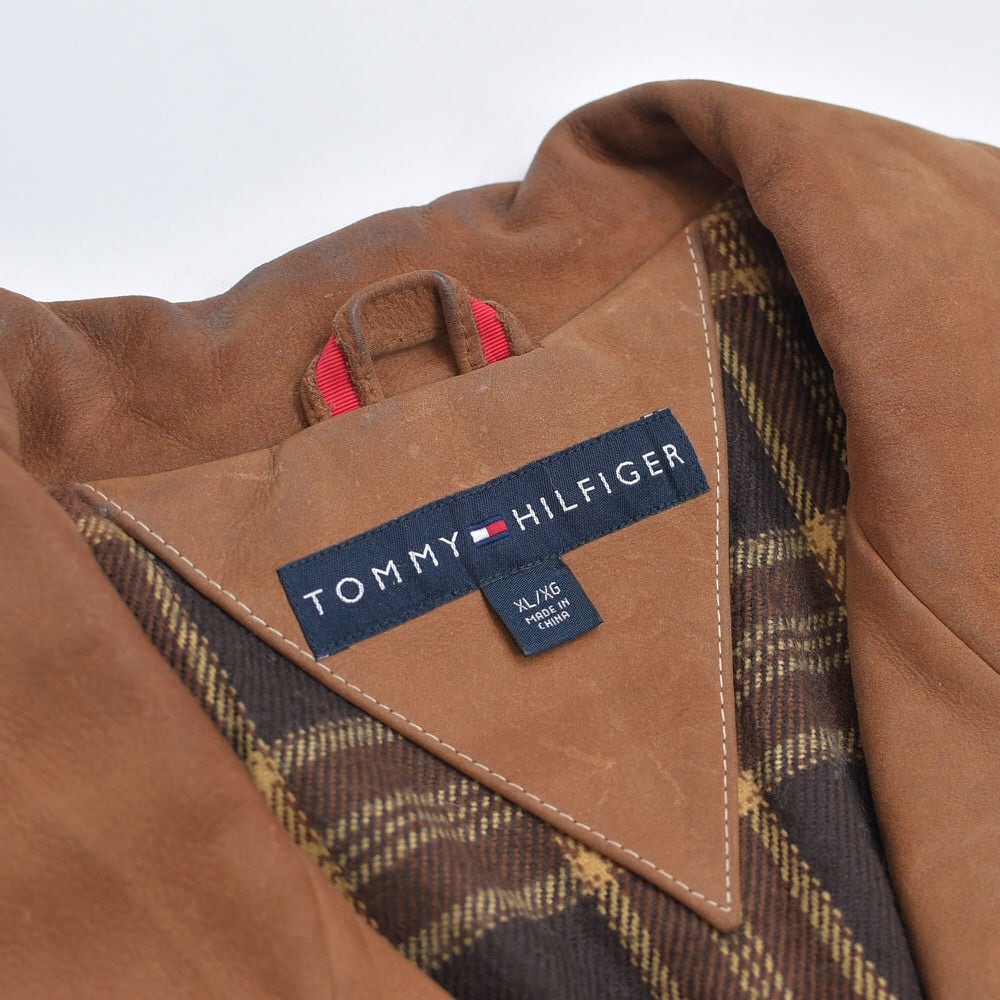 00s TOMMY HILFIGER トミーヒルフィガー ヌバック レザー ハーフ 00s TOMMY HILFIGER トミーヒルフィガー ヌバック レザー ハーフ