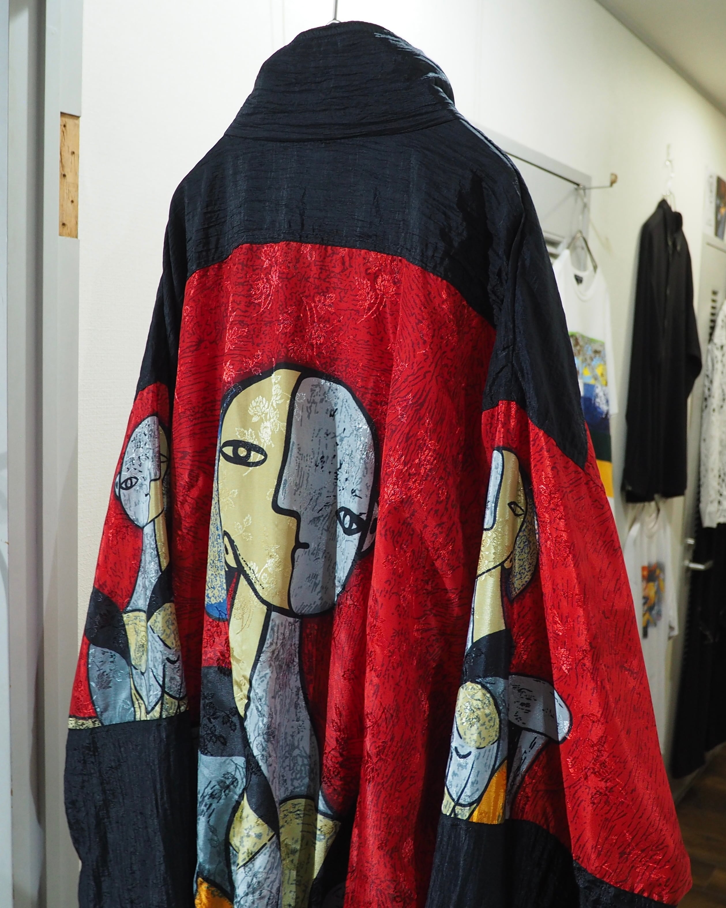 " Pablo Picasso " Cubism Art Pattern Design Vintage Loose Blouson