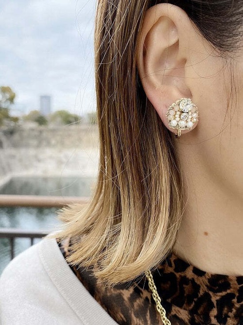 ビジュー　イヤリング