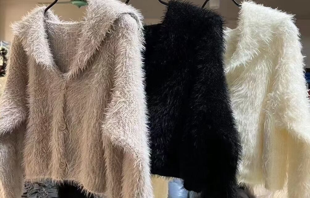 セーラーカラー　シャギーニット　AJ 1477-B02