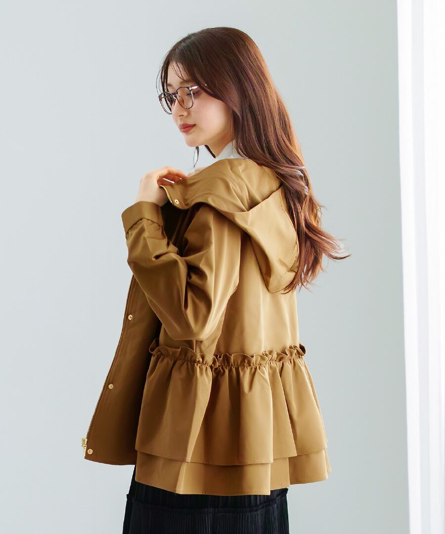 25新作！新品未使用！Patouオーガニックコットン&ファイユフリルヘムパーカー 楽天市場】【25AW×半額クーポン】フリル ペプラム ジップアップ