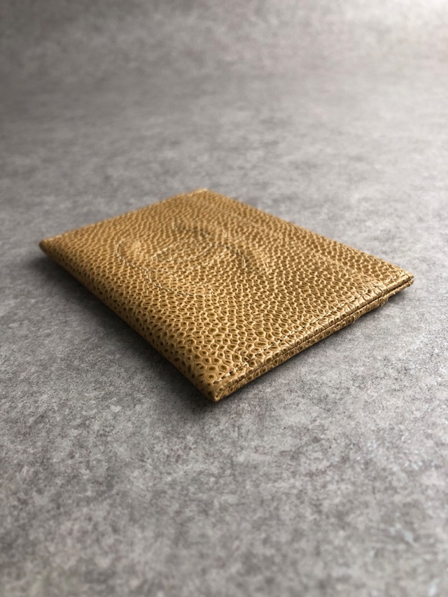CHANEL シャネル カードケース ベージュ ココマーク レザー vintage ヴィンテージ オールド 7hjrah