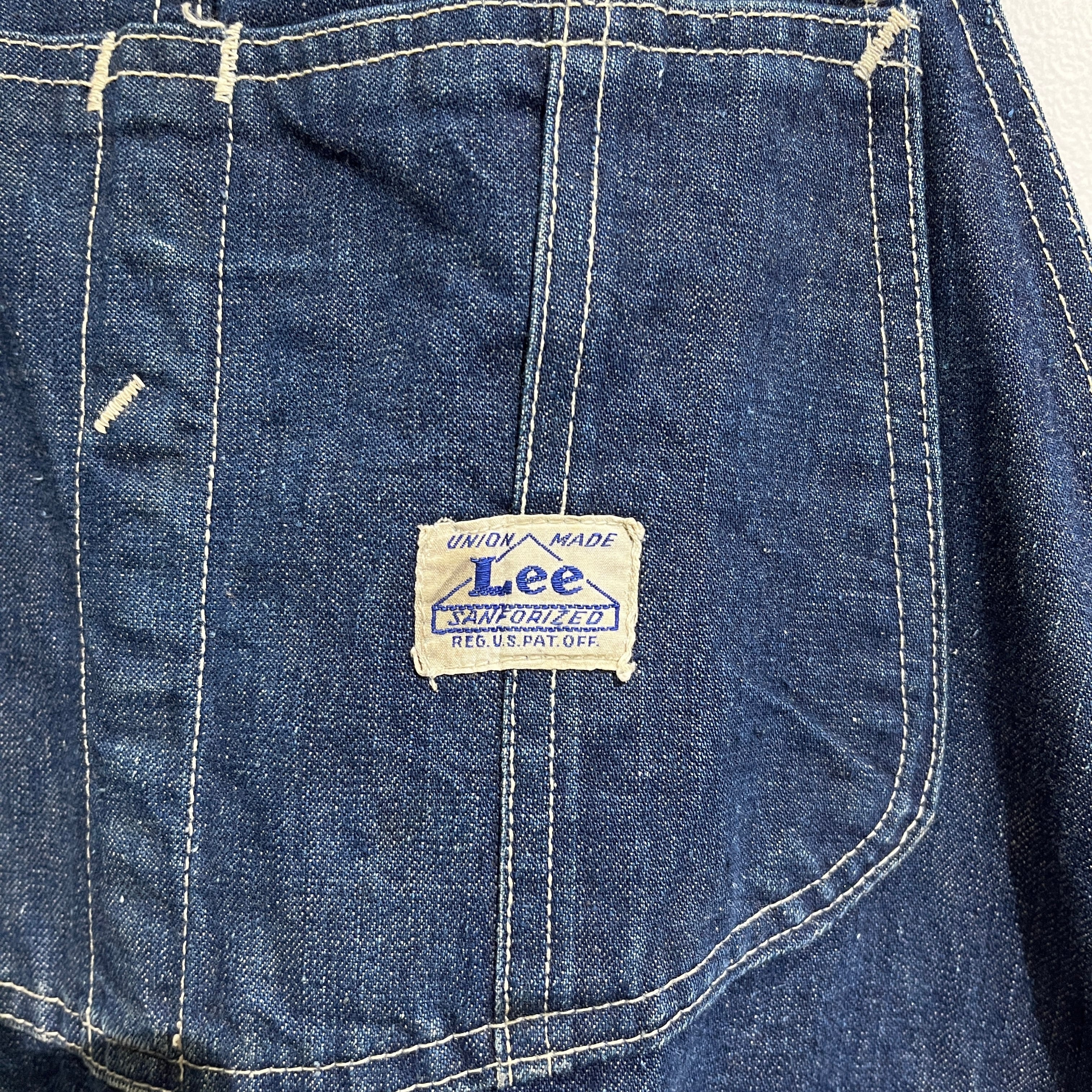 40s WWⅡ Lee 91-SB Denim Overall 40年代 大戦 リー 40s WWⅡ Lee 91-SB Denim Overall 40年代 大戦 リー
