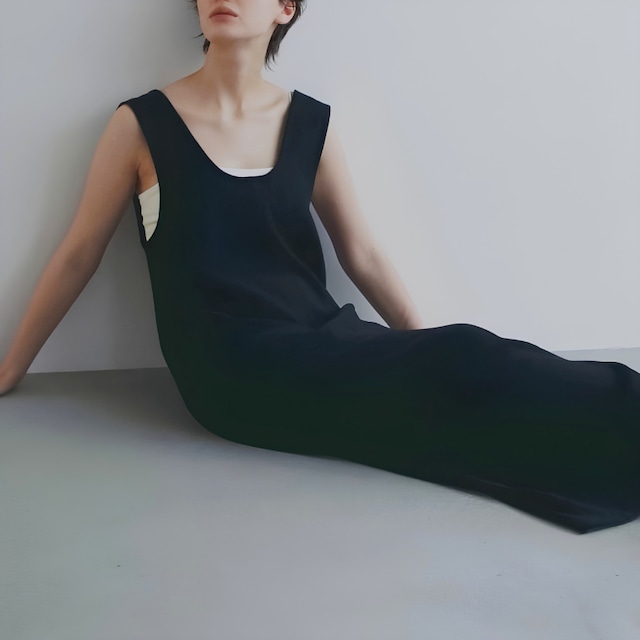 【 anuke 】Uneck Loose Onepiece