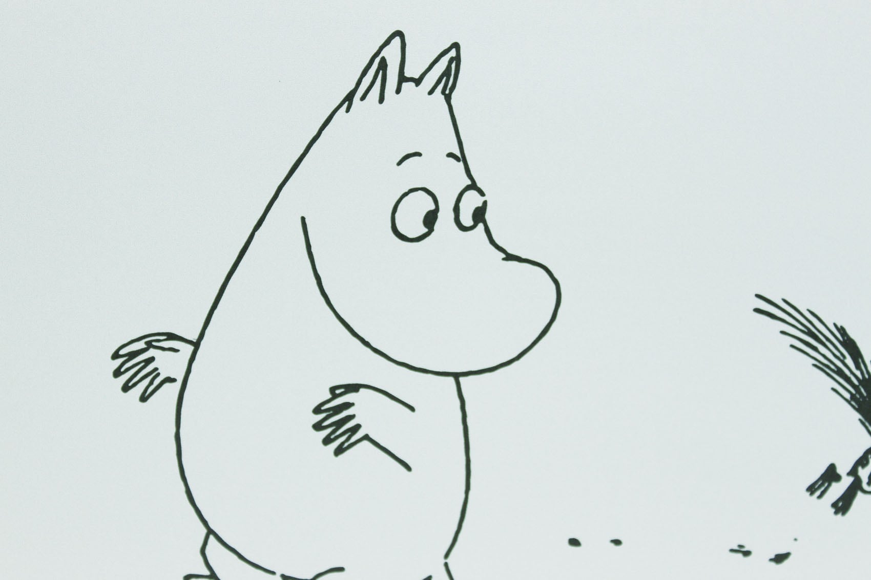 ムーミン 北欧 Postery 「ムーミンとリス」送料無料 フレーム 展示用フック付アートポスター 絵画 インテリア アート