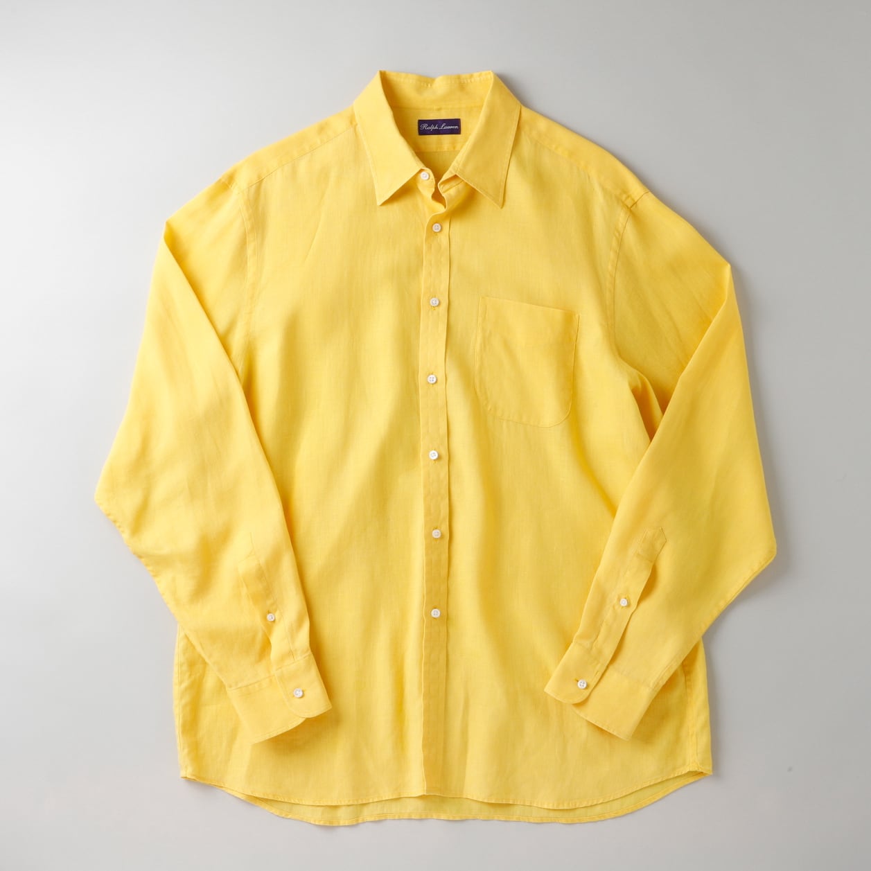 定価8万】Ralph Lauren Purple Label special linen shirt made