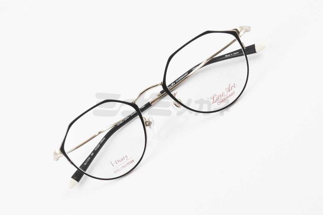 中条あやみさん着用】Line Art メガネ Solo XL11310 BK クラウン
