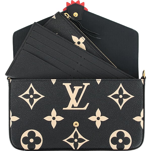 Unsed LOUIS VUITTON ルイヴィトン ポシェットフェリシー LVクラフティ