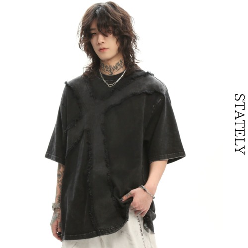 Cross Fray ヴィンテージTee/2color_T279 画像