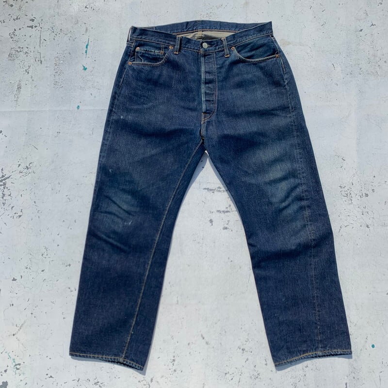 60's LEVI'S リーバイス 501 Big E Sタイプ デニム 濃紺 Vステッチ 刻印6 不均等V 足長R スペシャル 実寸W36 希少  ヴィンテージ BA-816 RM1185 | agito vintage powered by BASE