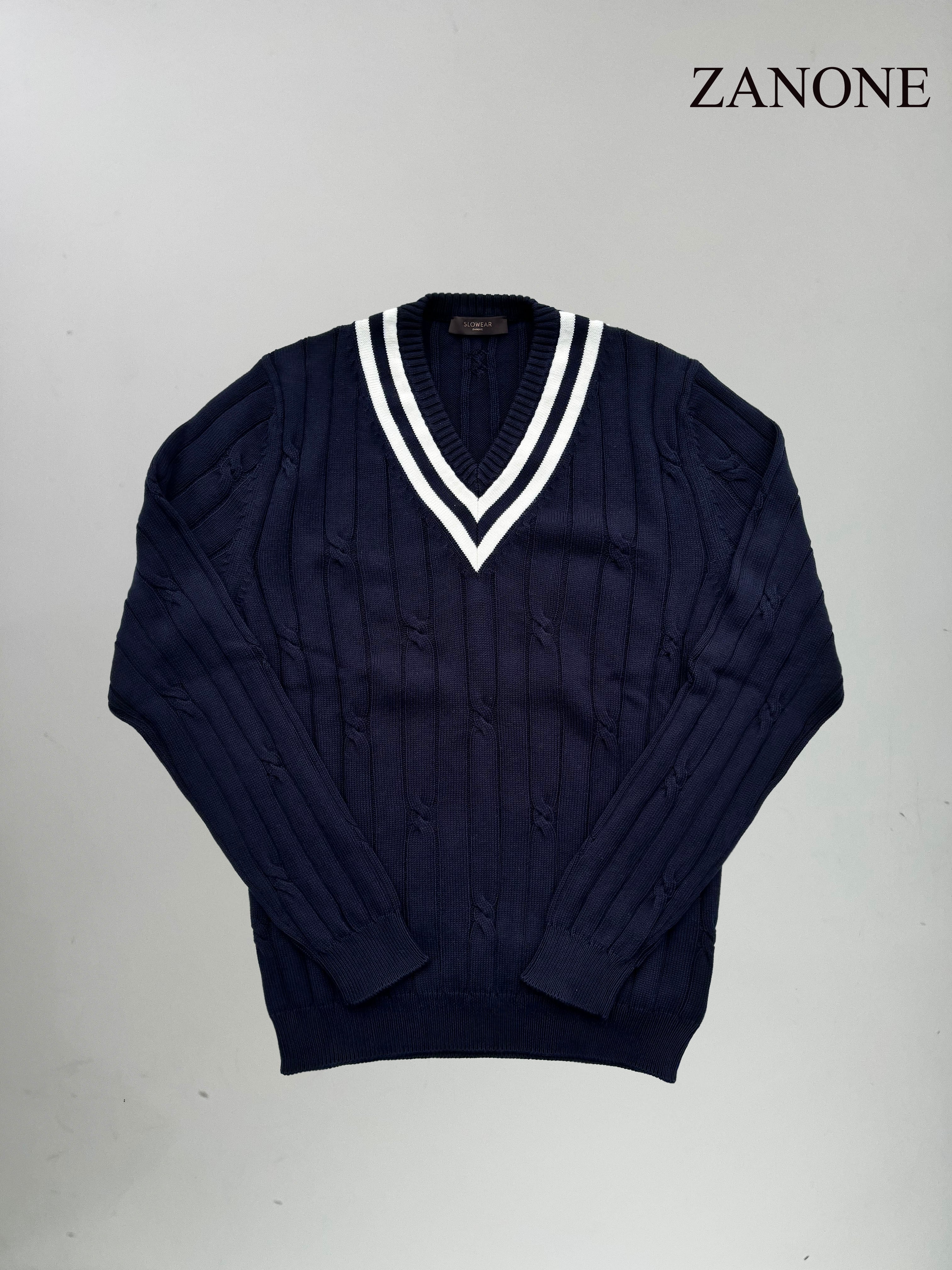 ZANONE（ザノーネ）CHIOTO（キョート）5ゲージ スタンドカラーニット