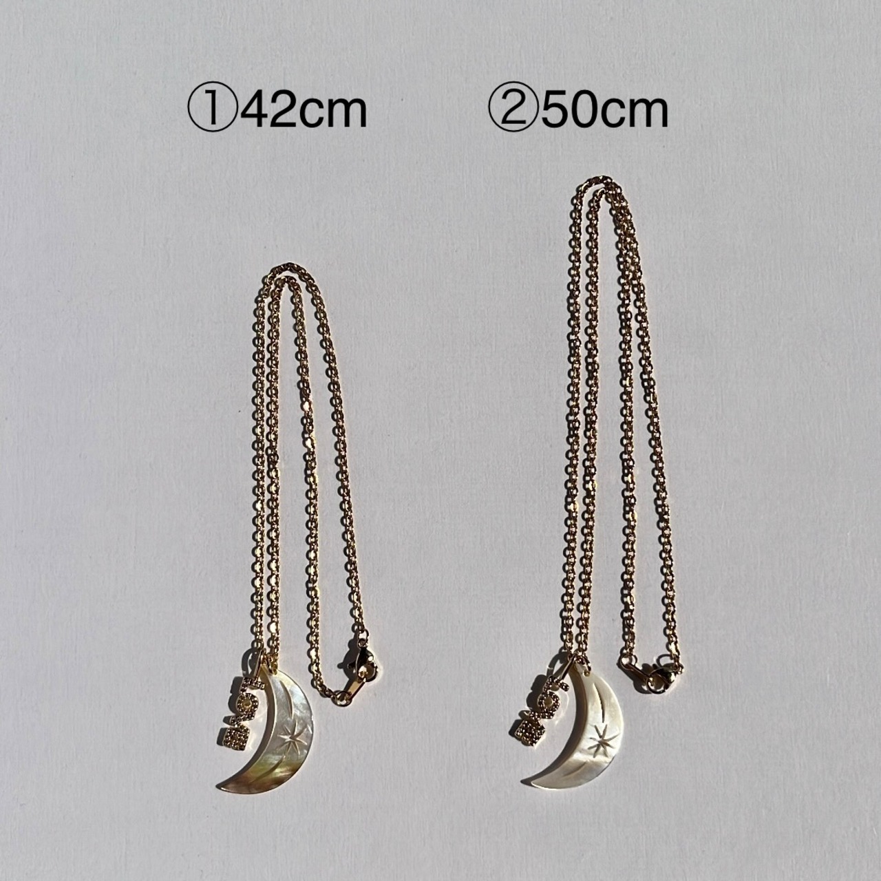 シェル 三日月ネックレス［GSN102］