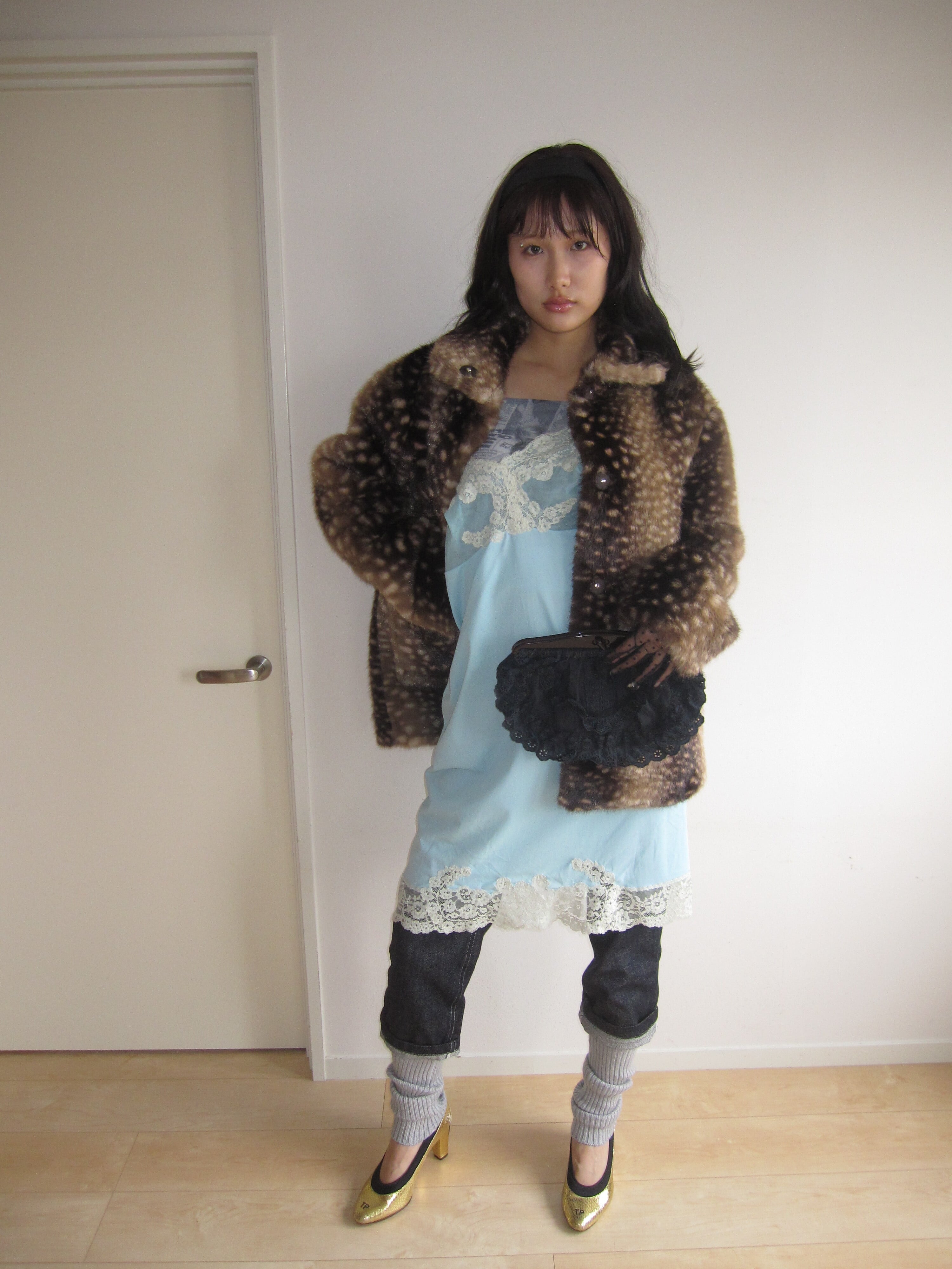 Bambi Fur Jacket brown | n.k atelier