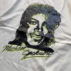 RIVERSIDE BASE 『 R.I.P. KING OF POP』FADE WASH T-SHIRTS FADE WHITE