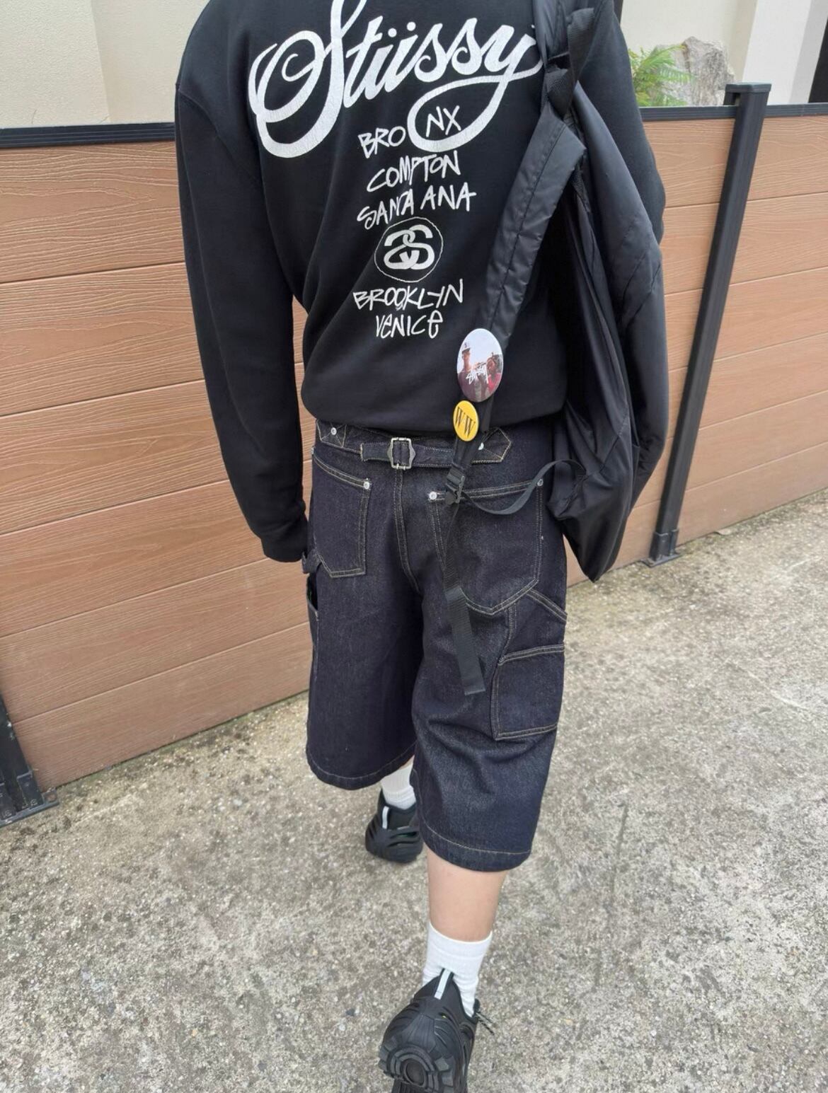 Opium super wide denim jorts ハーフデニム | Juns garment service