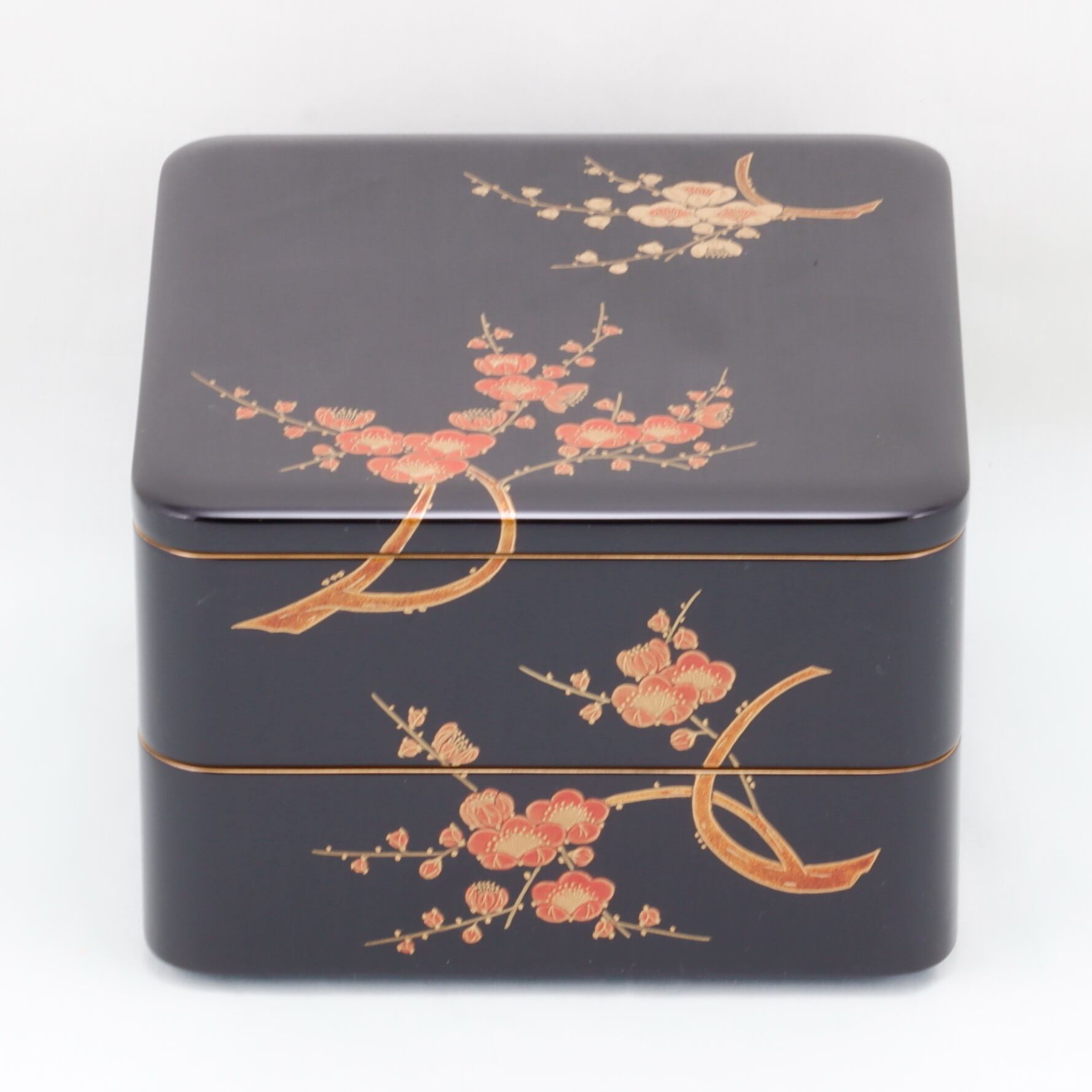 505 輪島塗 二段重／紅白梅蒔絵 | 輪島塗 加藤漆器店 公式オンライン