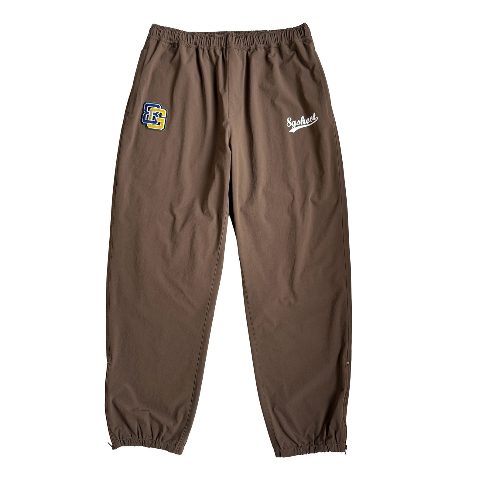 CORDURA NYLON JOGGER PANTS -BROWN-
