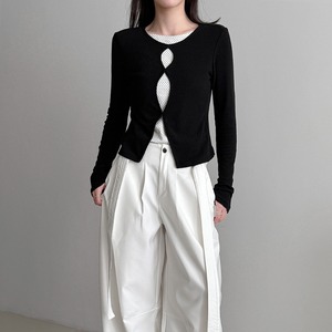 layered-look dot top　J00517