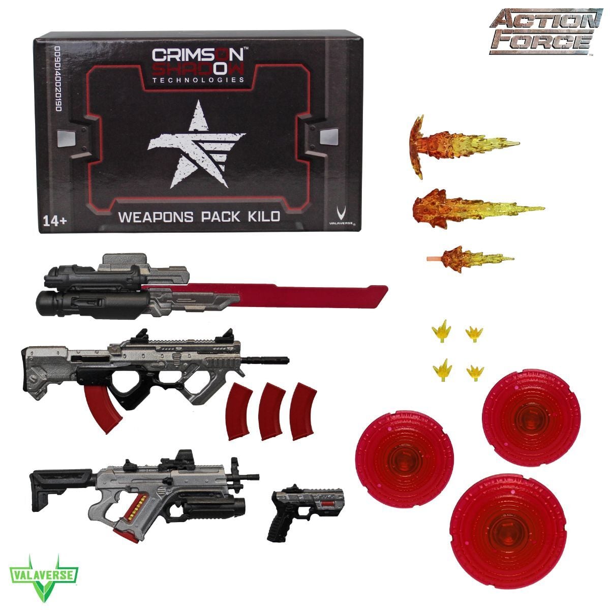 Valaverse Action Force Series 6 Weapons Pack Kilo 1/12 Scale