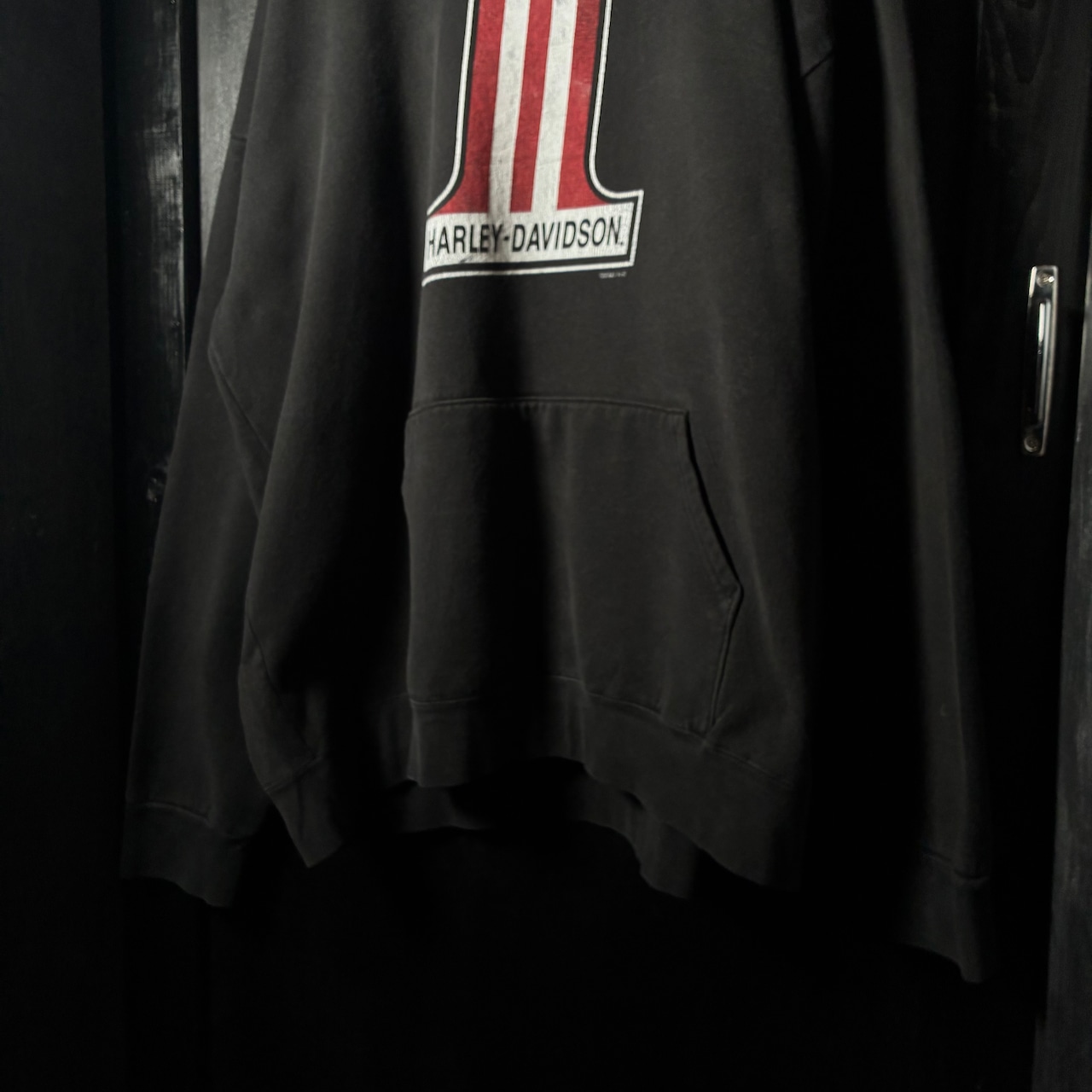 HARLEY-DAVIDSON プルオーバーパーカー 黒 No.1 ハーレーダビッドソン フーディー