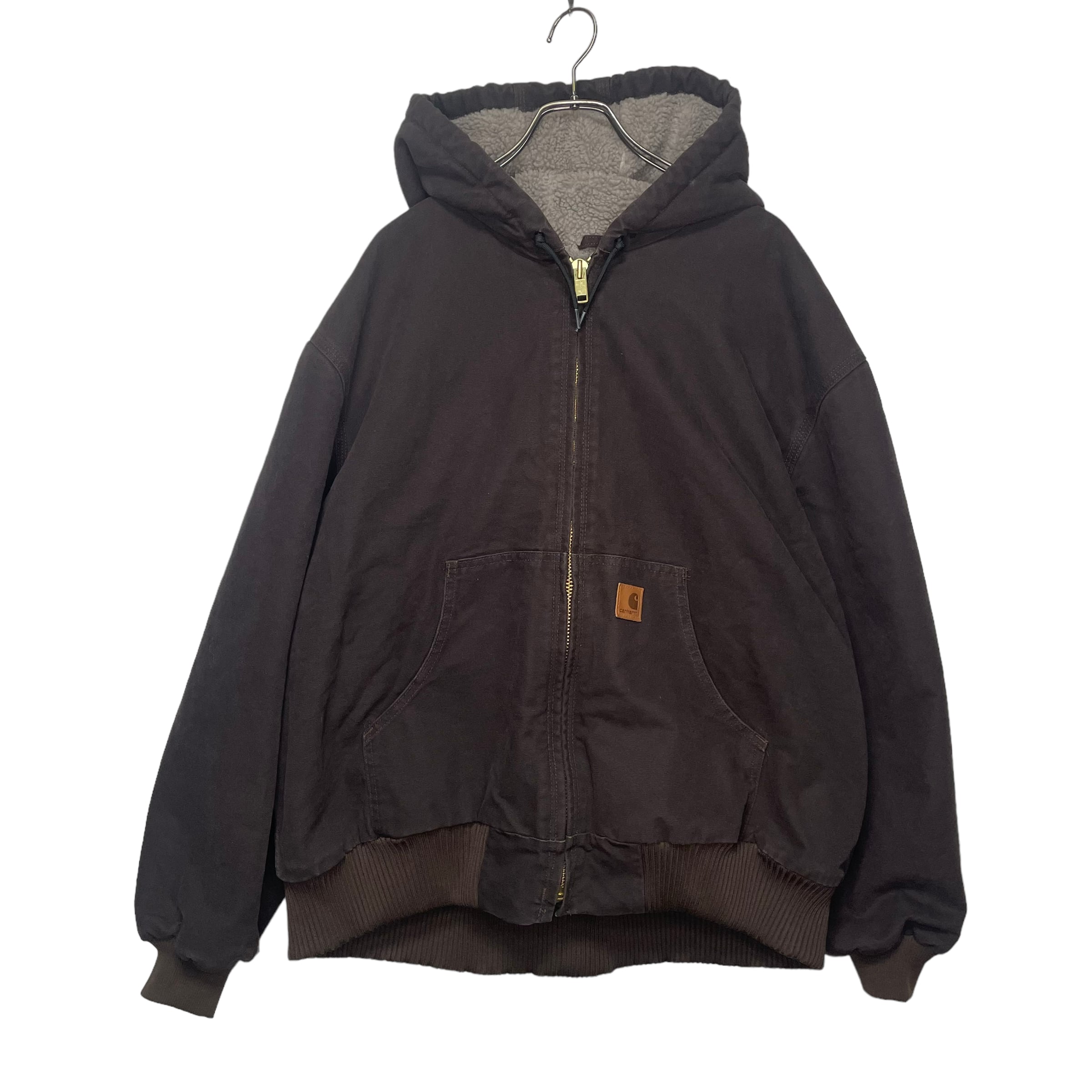 Carhartt アクティブパーカー 2XL 革パッチ 裏地フリース | 古着屋OLDGREEN