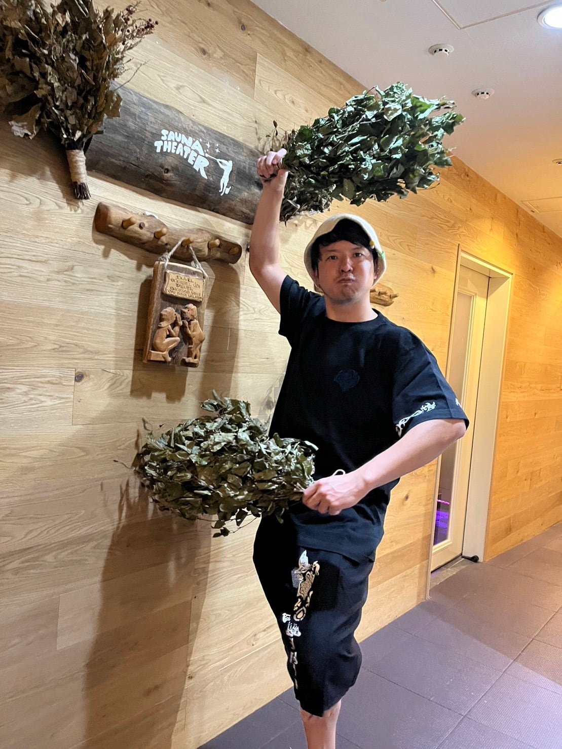 WMロゴスカート　aufgussスカート PAJアウフグーススカート Aufguss skirt ユニセックス（トライバル