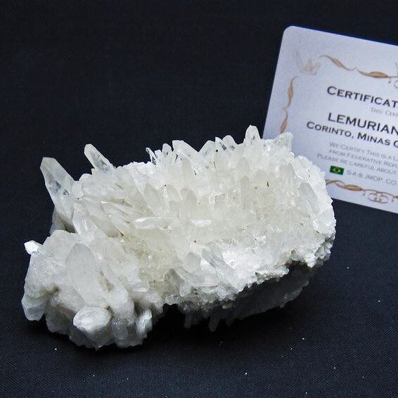 水晶 クラスター 原石 ブラジル ミナスジェライス州 コリント産 レムリアンシード 一点物 おまかせ便 172-4184